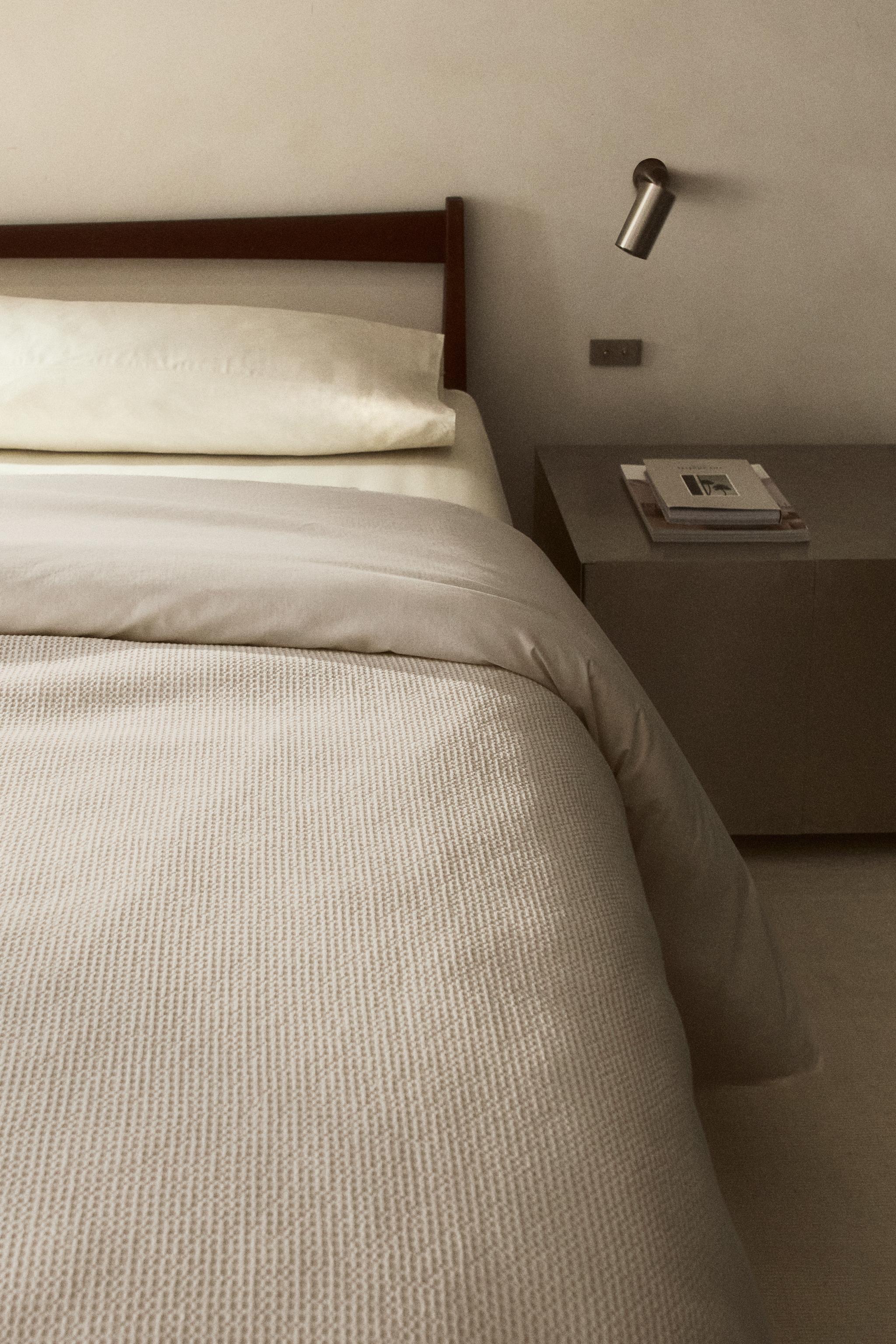 MINI WAFFLE COTTON DUVET COVER
